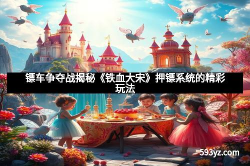 镖车争夺战揭秘《铁血大宋》押镖系统的精彩玩法